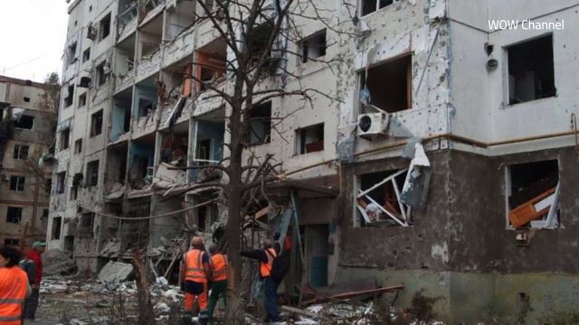 Новая Каховка, сегодняшние завалы смотреть онлайн