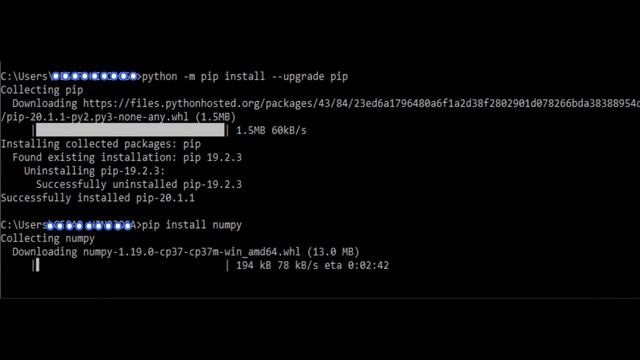 Instalar las librerías Opencv y Numpy en Python 3 (con comando cmd ) смотреть онлайн