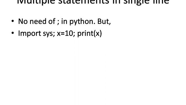 multiple statements in single line in python|| how to use ; semicolon in python|| python смотреть онлайн