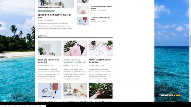 Baloo - Minimal and Modern Blog WordPress Theme lifestyle wordpress blog theme Mariko смотреть онлайн