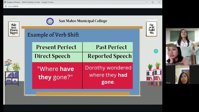 Direct and Reported Speech Grade 7 смотреть онлайн