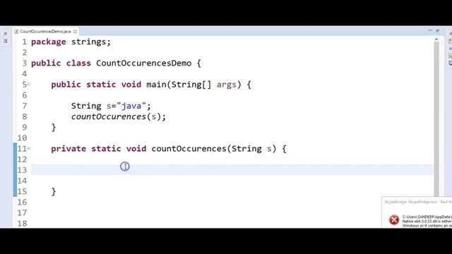 Java program to count number of occurences of each character using hashmap? смотреть онлайн