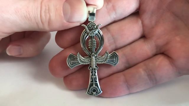 Крест серебряный АНКХ смотреть онлайн