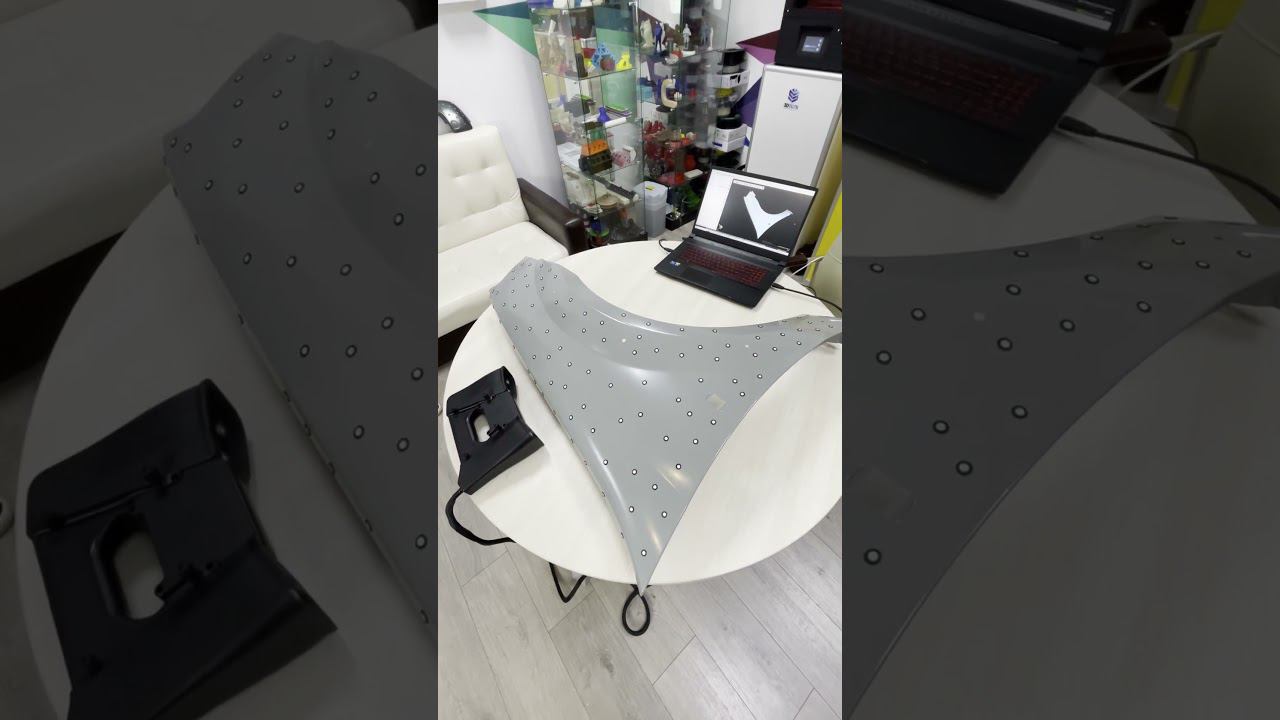 Отсканировали настоящее крыло автомобиля ! Тюнинг Lada Largus #3Дсканер #shorts смотреть онлайн