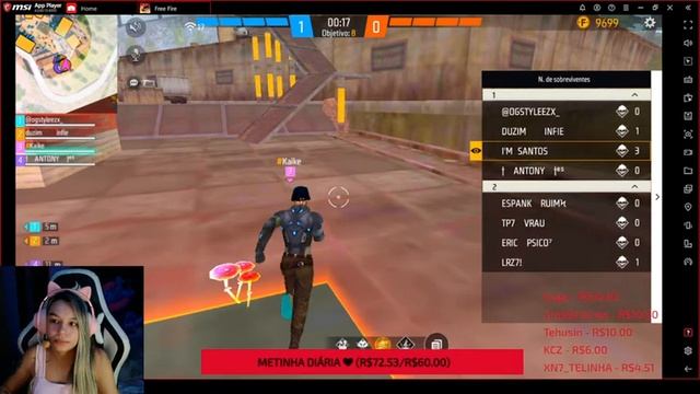 ⭕✨ FREE FIRE AO VIVO ✨ SALINHA ?✨ 4X4 COM INSCRITOS ✨VEM PRA LIVE!!! ✨⭕ смотреть онлайн