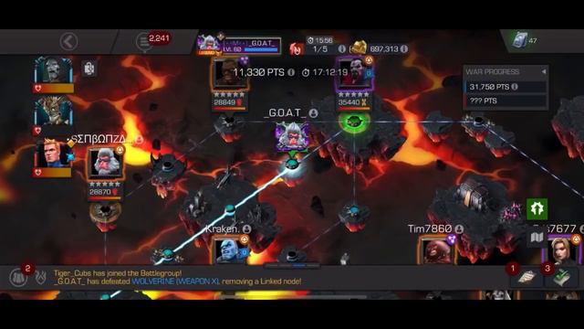 MARVEL CONTEST OF CHAMPIONS/ВОЙНА 20 СЕЗОН/MATRIX VS KENOB смотреть онлайн