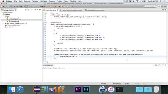 [Bukkit Coding: Packets] Episode 3: Per-User Signs смотреть онлайн