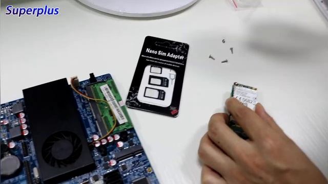 SuperpulsMini PCI E Adapter with sim card смотреть онлайн