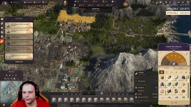 Haciendák és Felhőkarcolók Anno 1800 Seasons of Silver Összes DLC, 3 hard AI #20. rész | Kadam смотреть онлайн