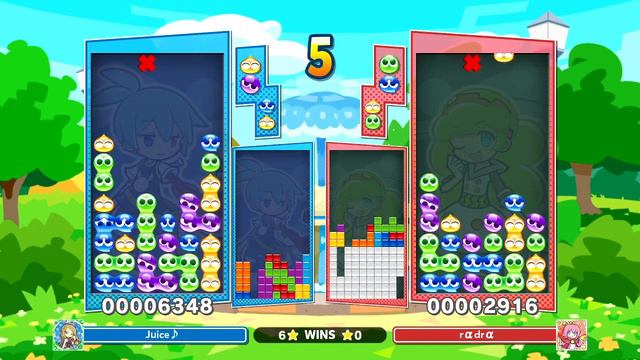 Puyo Puyo Tetris 2 - [Swap] Juice (Sig) vs Radra (Ess) FT15 смотреть онлайн