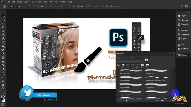 Photoshop mega brushes - 150 Photoshop Brush - Free Ps Brushes смотреть онлайн