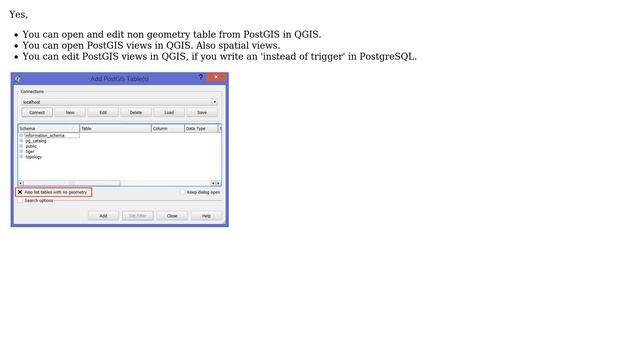GIS: Can QGIS manage non-spatial PostgreSQL database? (2 Solutions!!) смотреть онлайн