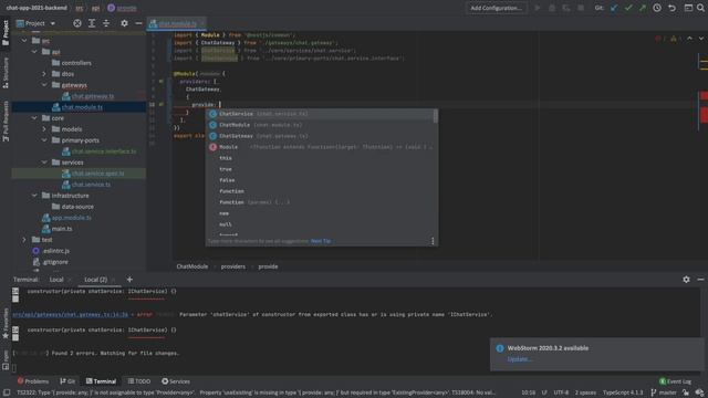 Fullstack2021 | p33 | Dependency injecting interfaces in typescript смотреть онлайн
