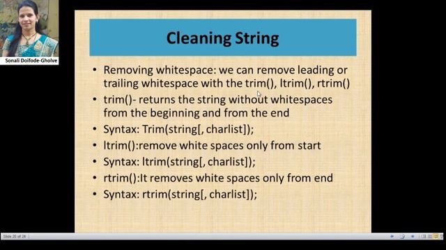 Printing Functions in Web Technology ,cleaning strings, Encoding and Escaping in Web Technology смотреть онлайн