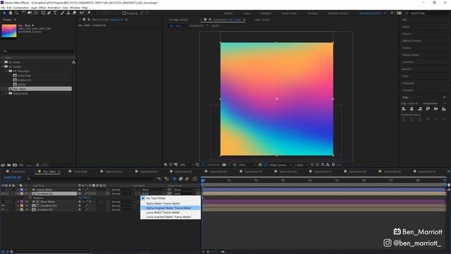 Easy Gradients in After Effects - Animation Tutorial смотреть онлайн