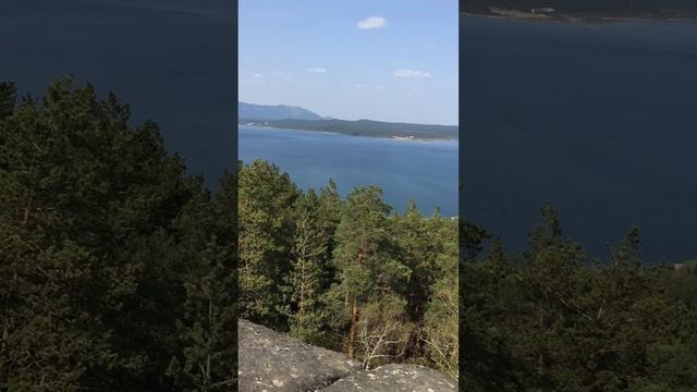 Гора Щучинская вид на озеро Щучинск #боровое #бурабай #отдых #природа смотреть онлайн