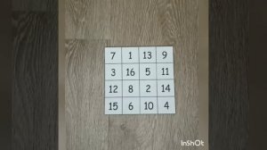 Таблица Шульте. Развиваем мозг ребенка