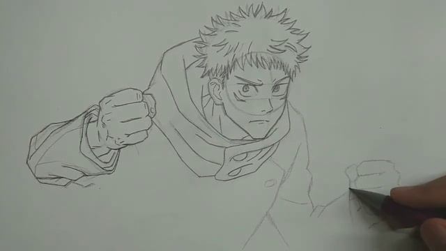 How To Draw Yuji Itadori Easy - Step By Step Tutorial [ Jujutsu Kaisen ]  呪術廻戦