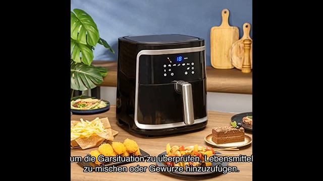 Aigostar cube heißluftfritteuse 7l xxl friteuse heissluft 1900 w heissluftfriteuse - produktbewertu смотреть онлайн