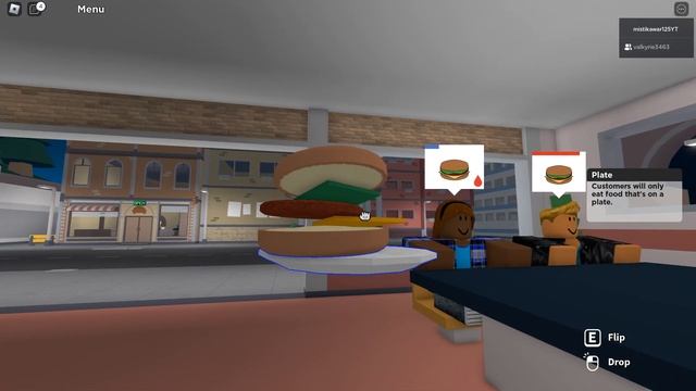 Готовим бургеры в Роблоксе | Однажды в бургерной Роблокса | ROBLOX | Cook Burgers смотреть онлайн