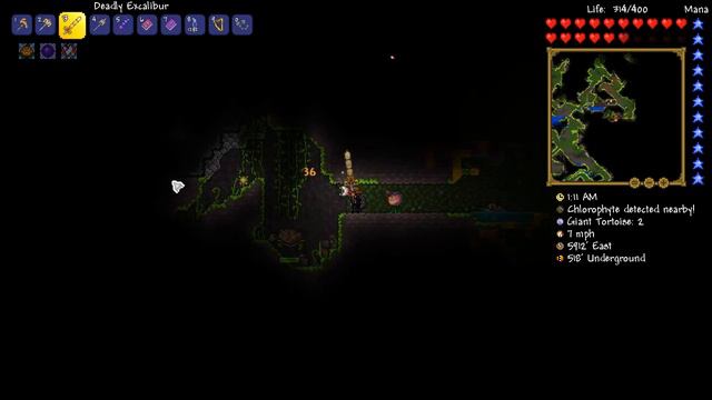 Terraria 1.3.3 Let's Play | Chlorophyte Hunting! Pesky Hornets! | Python's Realm [Episode 19] смотреть онлайн