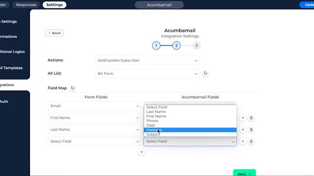 Acumbamail Integration With WordPress Form - Bit Form смотреть онлайн