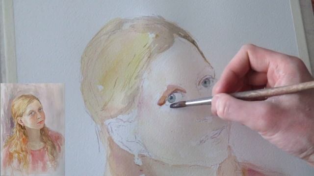 Женский портрет акварелью. Мастер-класс. Художник Федор Усачев. смотреть онлайн