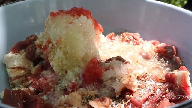 Chicken and beef shashlik are prepared in nature / куриный и говяжий шашлык готовим на природе смотреть онлайн