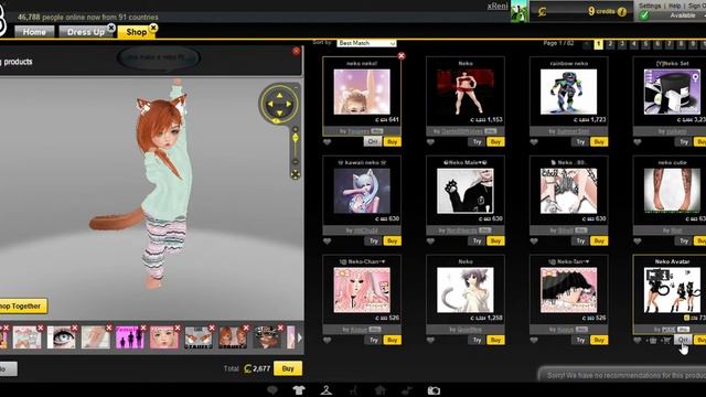 ♥ IMVU Kid neko lookbook♥ смотреть онлайн