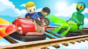 СТРАШНЫЙ ЛУКА ИЩЕТ НАС! СПРАТАЛИСЬ В БЕЗУМНОЙ НЫЧКЕ! УГАРНЫЕ ПЛАСТИЛНЫЕ ПРЯТКИ В HUMAN FALL FLAT