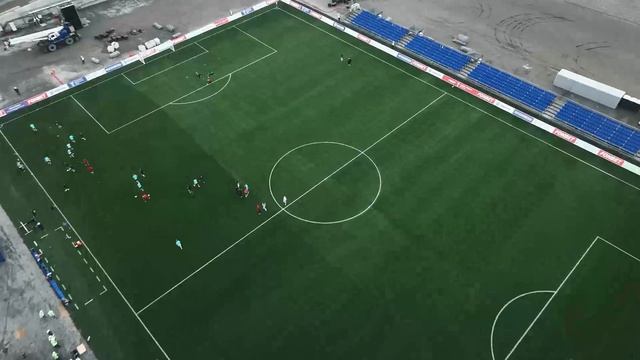 Футбольный матч в сухом доке в ЦСКМС