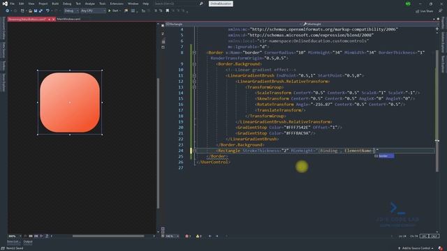 WPF C# | Online Education Dashboard UI | UI Design in Wpf C# (Jd's Code Lab) смотреть онлайн