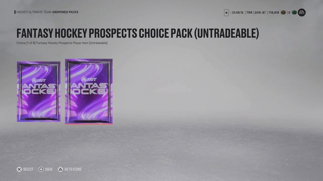 NHL 23 Открываем набор Fantasy Hockey и как закрыть набор и выбрать игрока позже?! смотреть онлайн