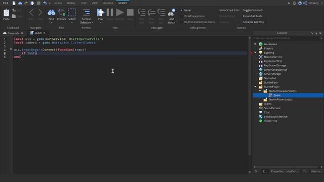 How to make: press key to Zoom in inside Roblox Studio! смотреть онлайн