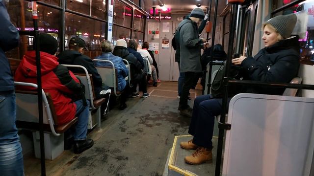 Поездка на трамвае лм 99 к по 9 маршруту спб смотреть онлайн