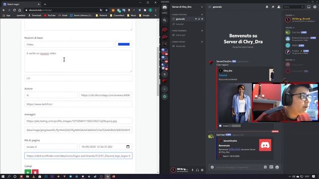 | TUTORIAL | Embed Discord [Embed di Benvenuto, Embed semplice] смотреть онлайн