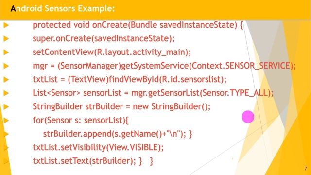 Lecture 33: Android Sensors with Example смотреть онлайн