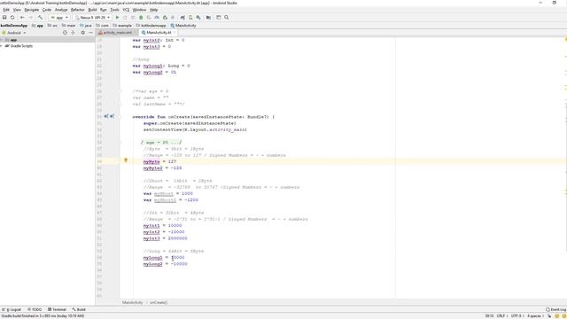 Android | Kotlin | Training : Long DataType смотреть онлайн