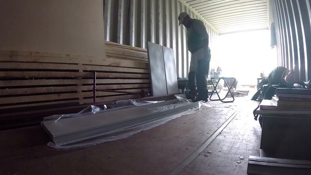 Деревня Соснино (завоз материалов, монтаж стеллажей, вентиляция) смотреть онлайн