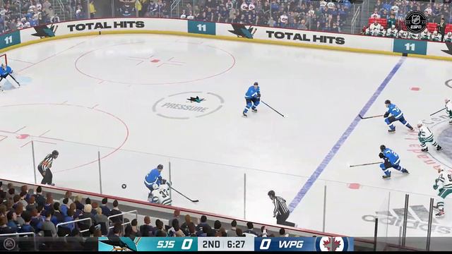 🔴 *LIVE* NHL On ESPN 2/14/24 - Shark @ Jets #dtssn #nhl #hockey #sports #espn