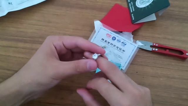 РАСПАКОВКА ПОСЫЛКИ С AliExpress кольцо с сертификатом Серги для женщин смотреть онлайн