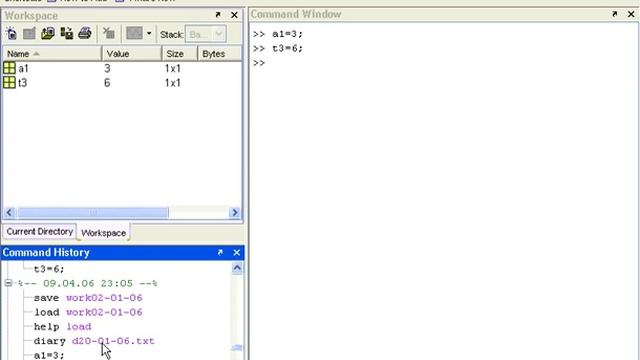 Эффективная работа из командной строки. Основы работы в MATLAB. Урок 6 смотреть онлайн