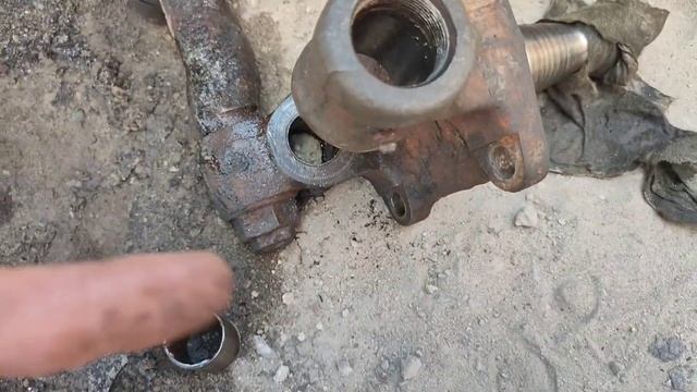 Замена шкворня Тойота Дюна или лёгкое т/о
