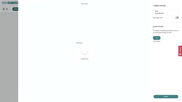 Using a Push Button Widget in Arduino Cloud смотреть онлайн