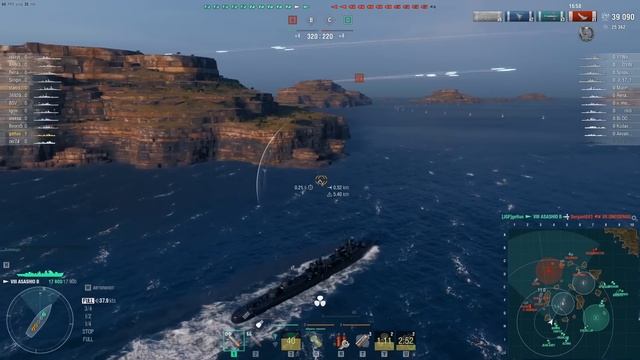 СРОЧНО НУЖНО БРАТЬ ПОКА ДОСТУПНО - ЭСМИНЕЦ ASASHIO⚓ WORLD OF WARSHIPS смотреть онлайн