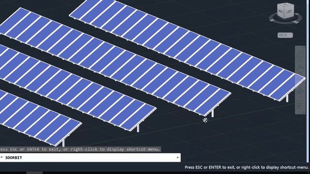 3D Autocad designing of solar plant #Autocad #Tutorial смотреть онлайн