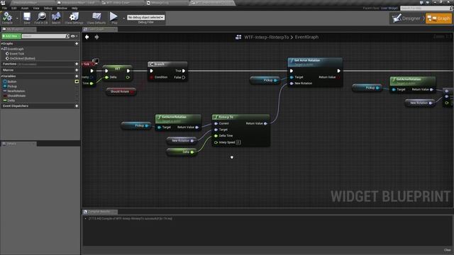 Interpolation - RInterp Node in Unreal Engine 4 смотреть онлайн