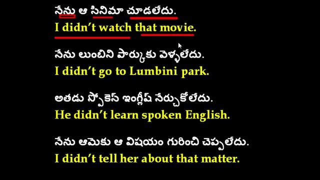Past Simple Tense | Simple past tense in English | Sai Academy spoken English classes in Telugu смотреть онлайн