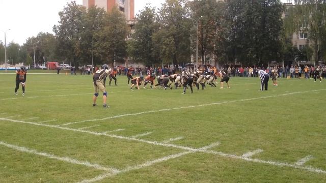 Моменты игры Американского футбола . Витебск . 12.09.2015 смотреть онлайн
