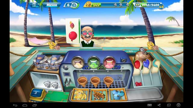 Кухонная Лихорадка Бар Мороженого (Уровень 9)/ Cooking Fever Ice Cream Bar (Level 9) смотреть онлайн